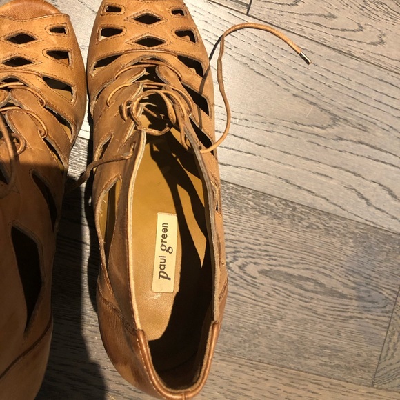 Paul green lace up heels sandals - Picture 4 of 5